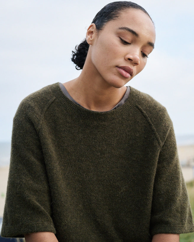 Ava Pullover | Dark Olive