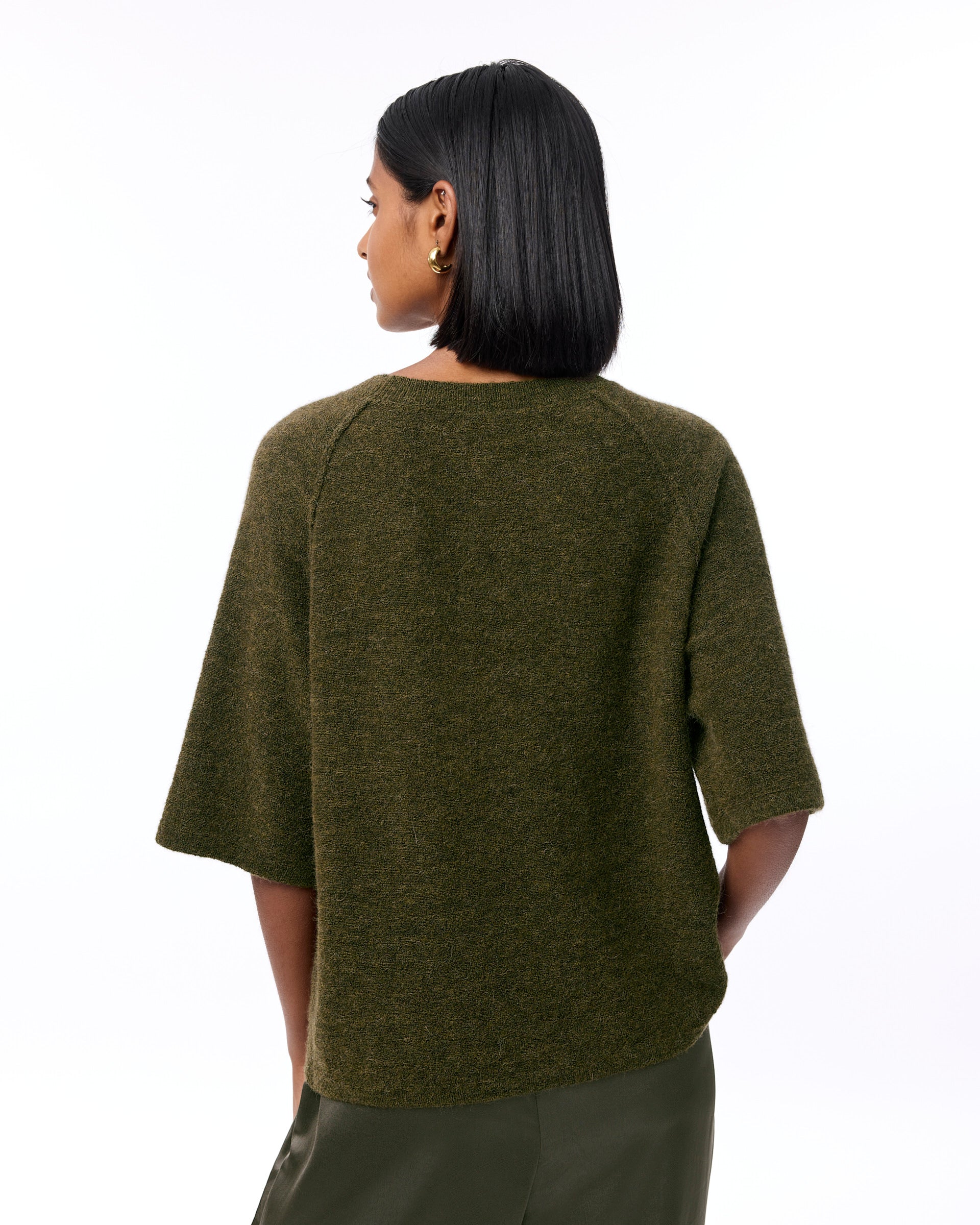 Ava Pullover | Dark Olive