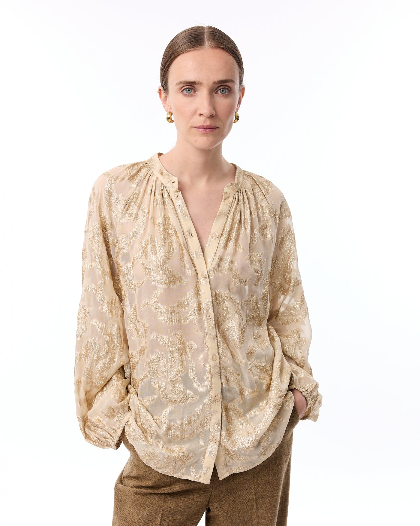 Loes Blouse | Oatmeal