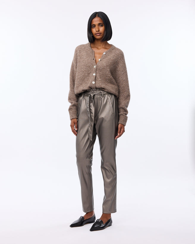 Francis Pants | Metallic Taupe