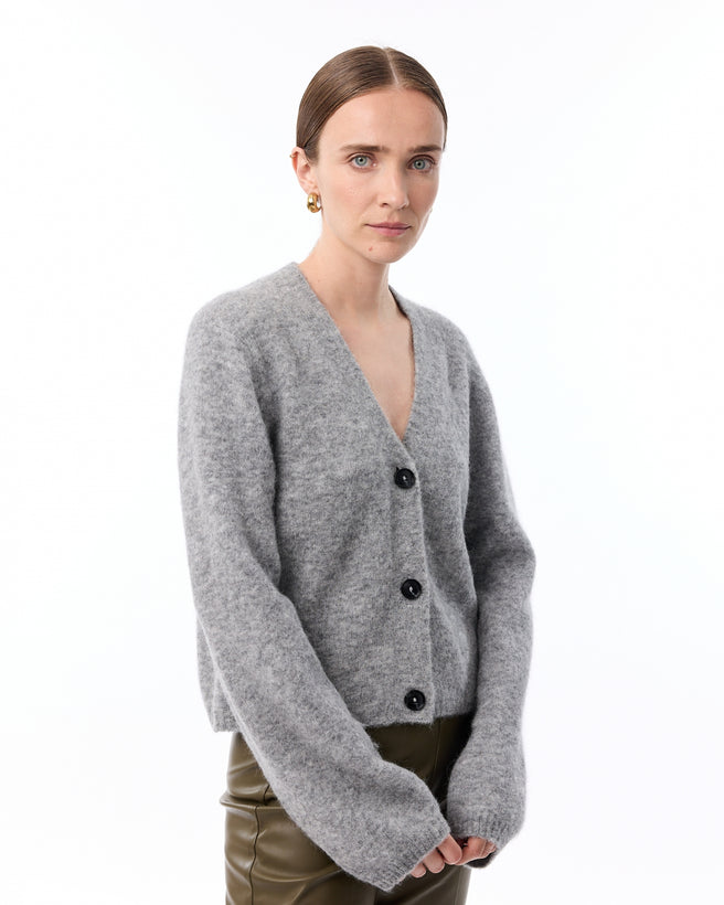 Ariel Cardigan | Mid Grey