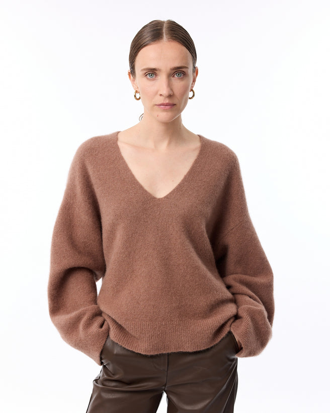 Lucia Pullover | Maron