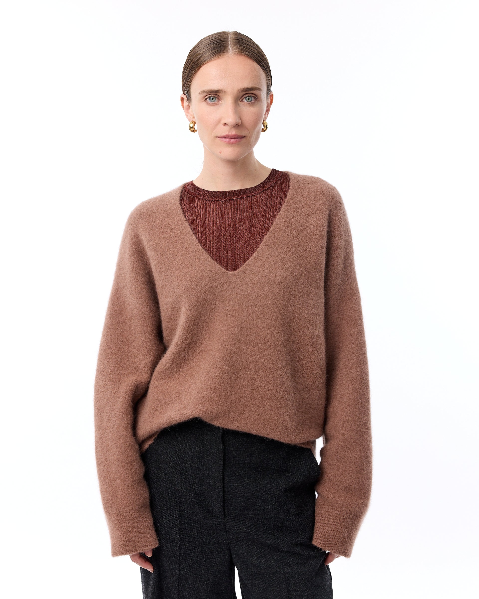 Lucia Pullover | Maron