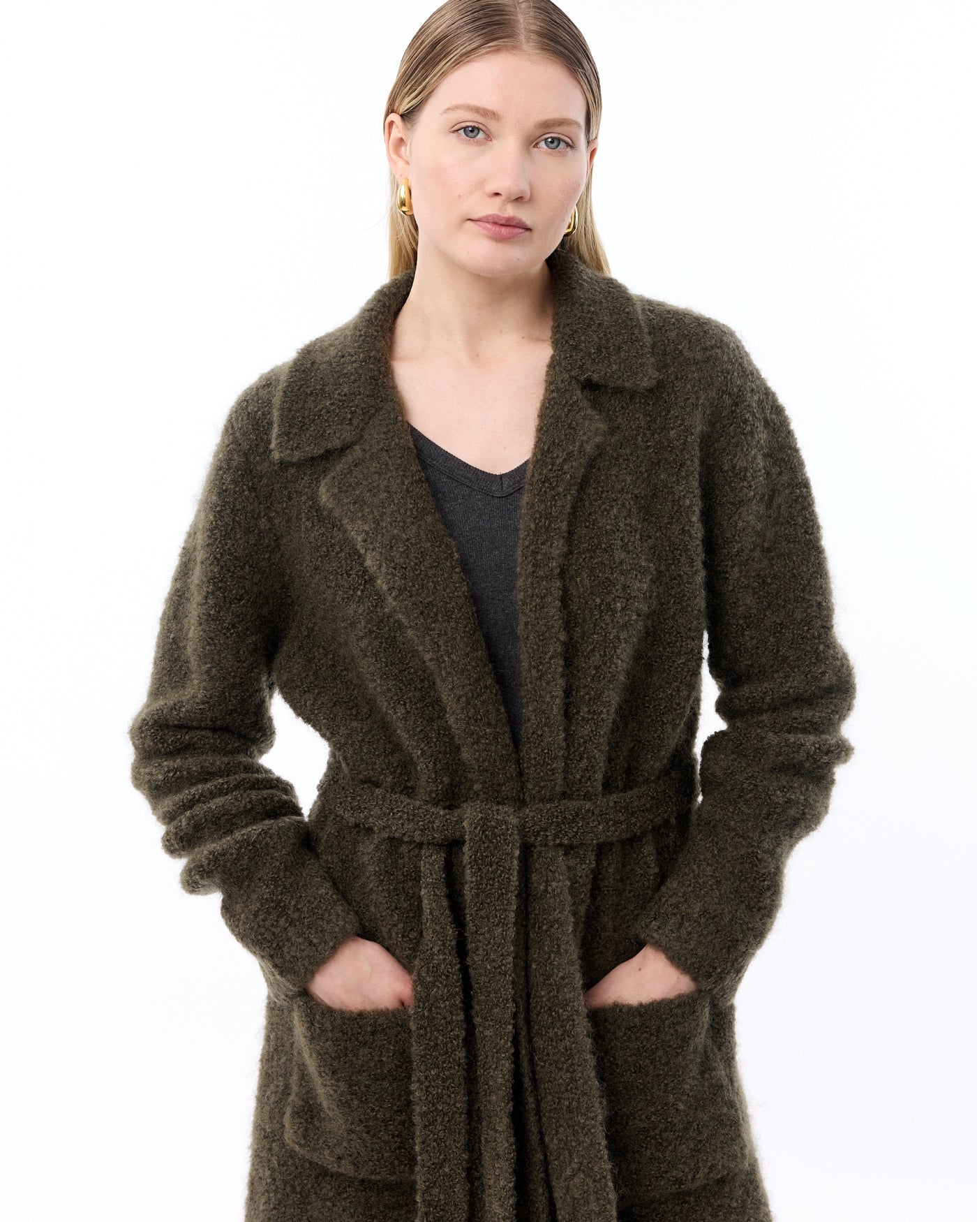 Onna Cardigan | Dark Olive