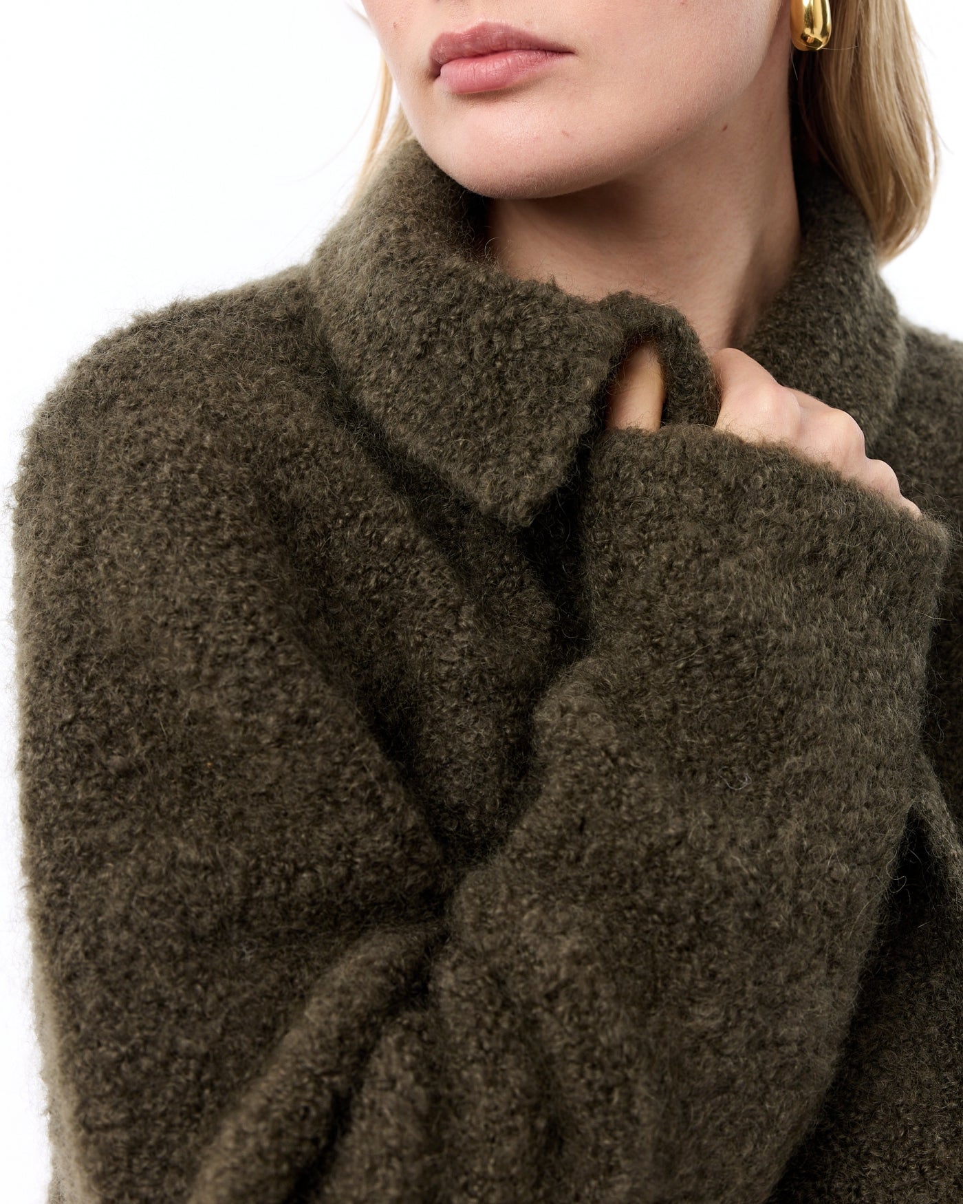 Onna Cardigan | Dark Olive