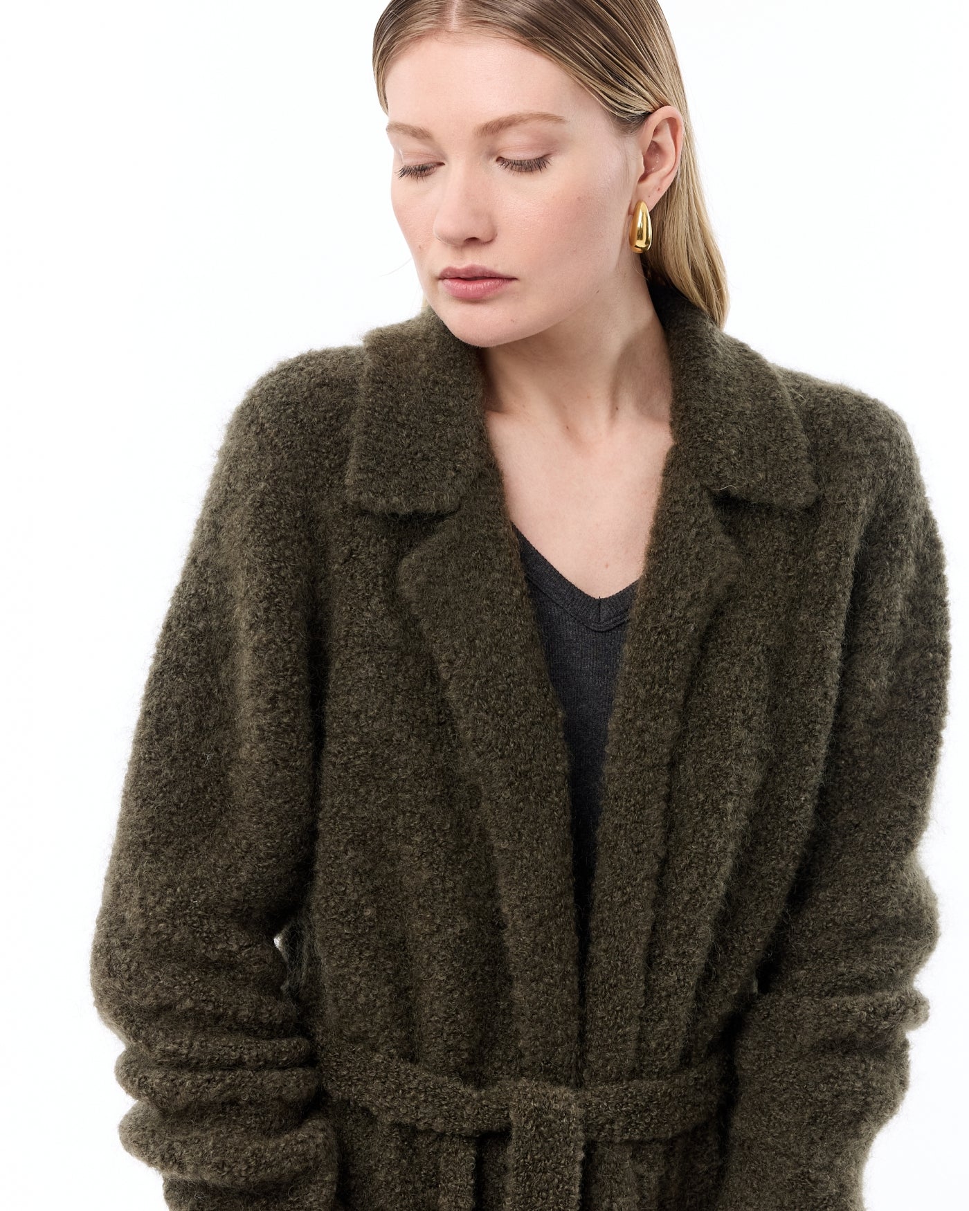 Onna Cardigan | Dark Olive