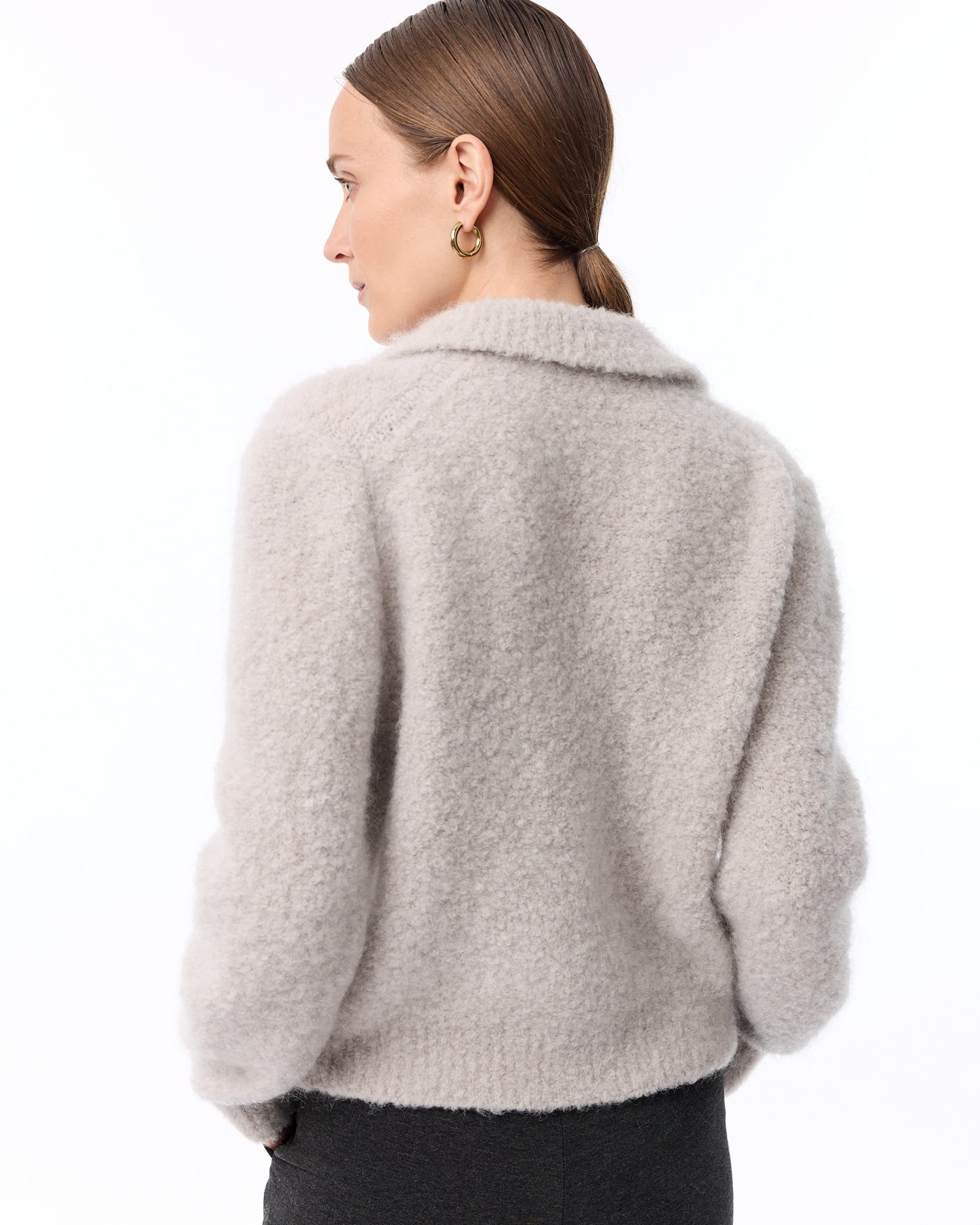 Asa Cardigan | Greige