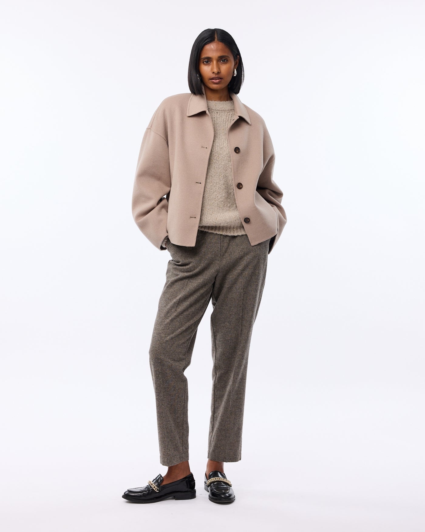 Mary Jacket | Taupe