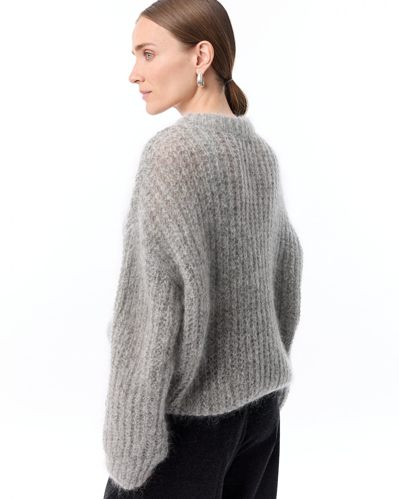 Phoebe Pullover | Mid Grey