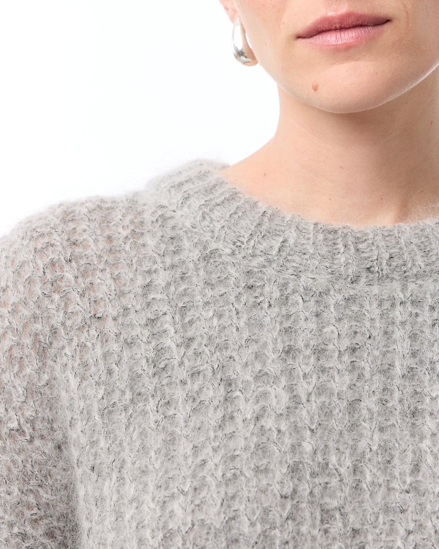 Phoebe Pullover | Mid Grey