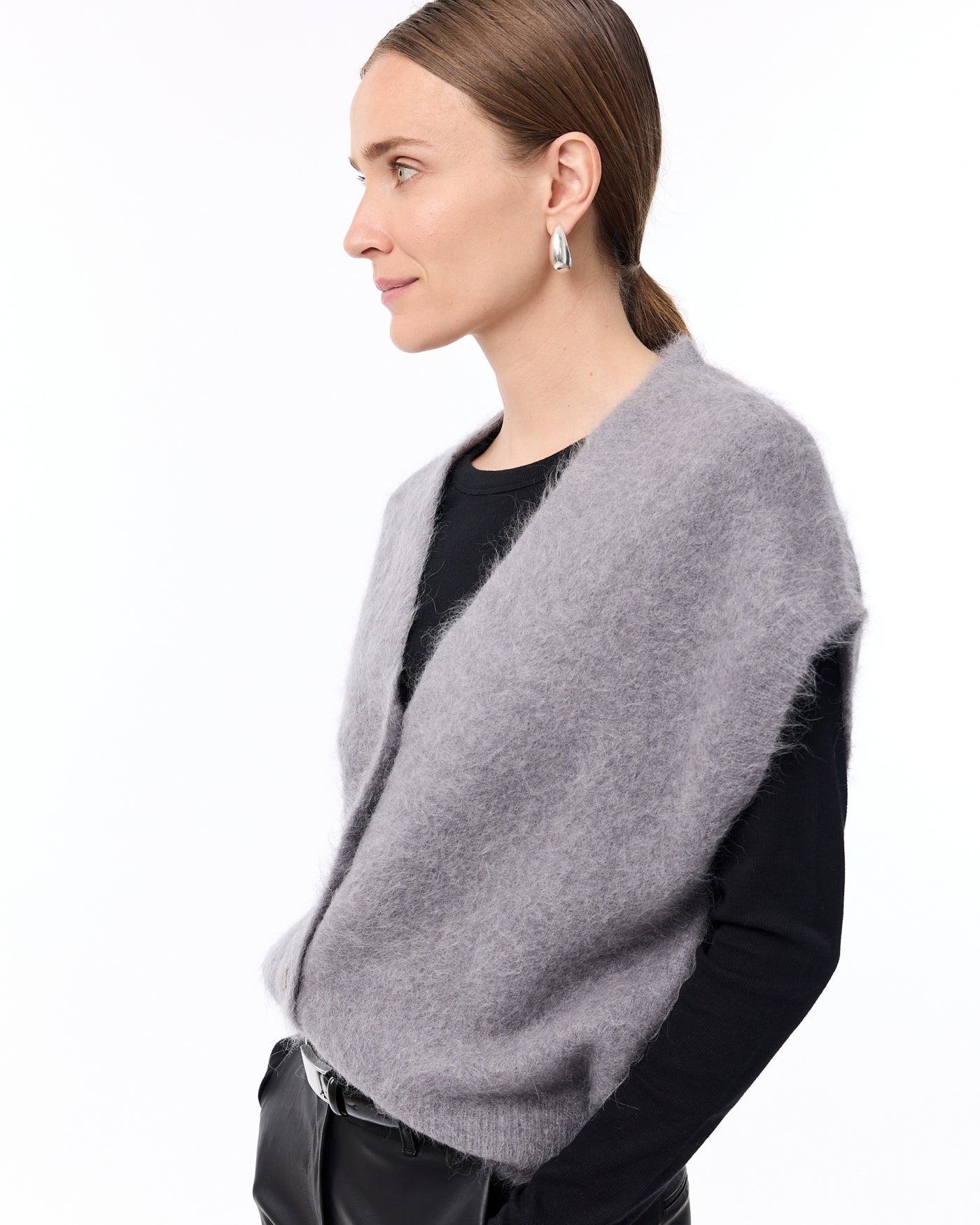 Constanze Cardigan | Mid Grey