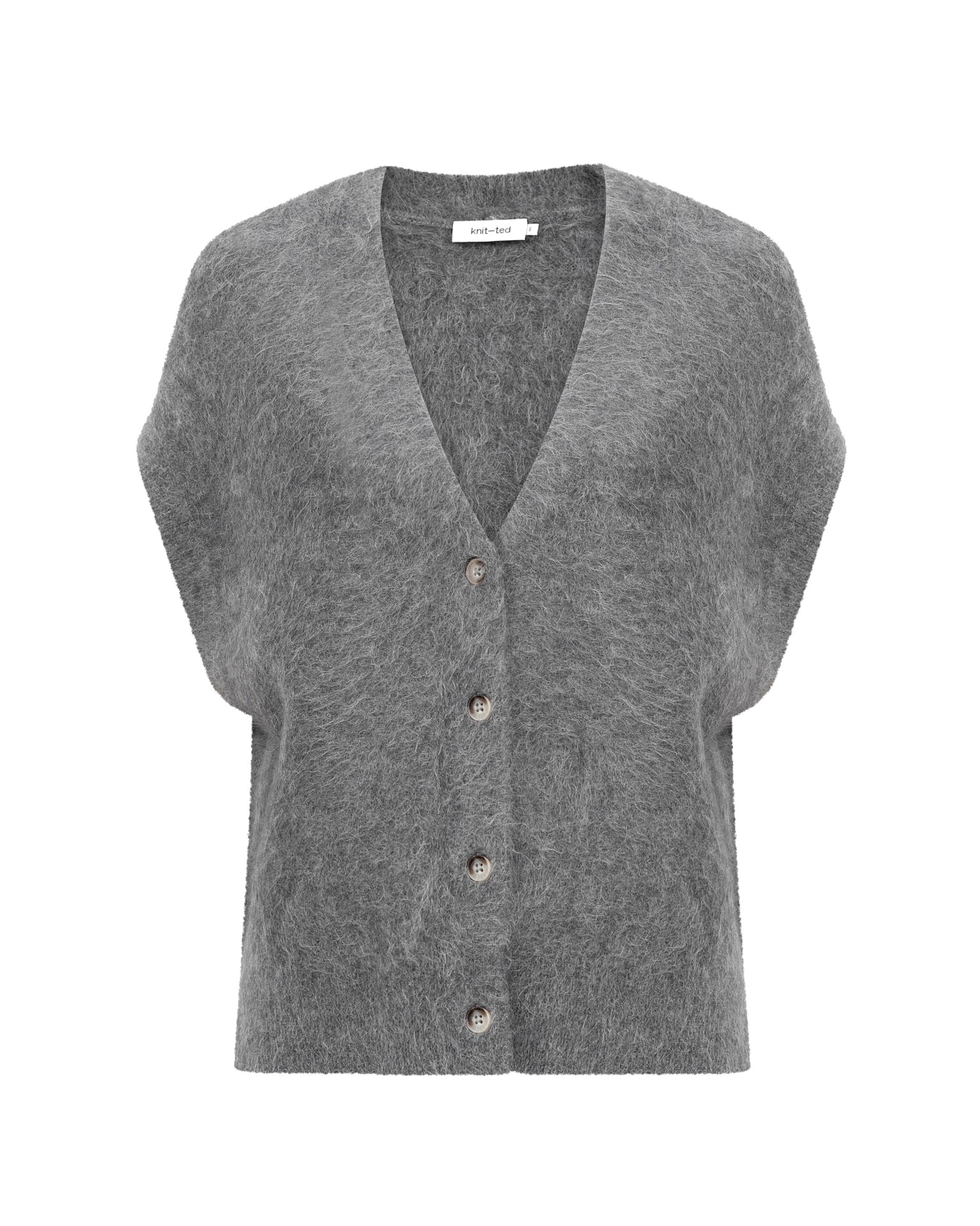 Constanze Cardigan | Mid Grey