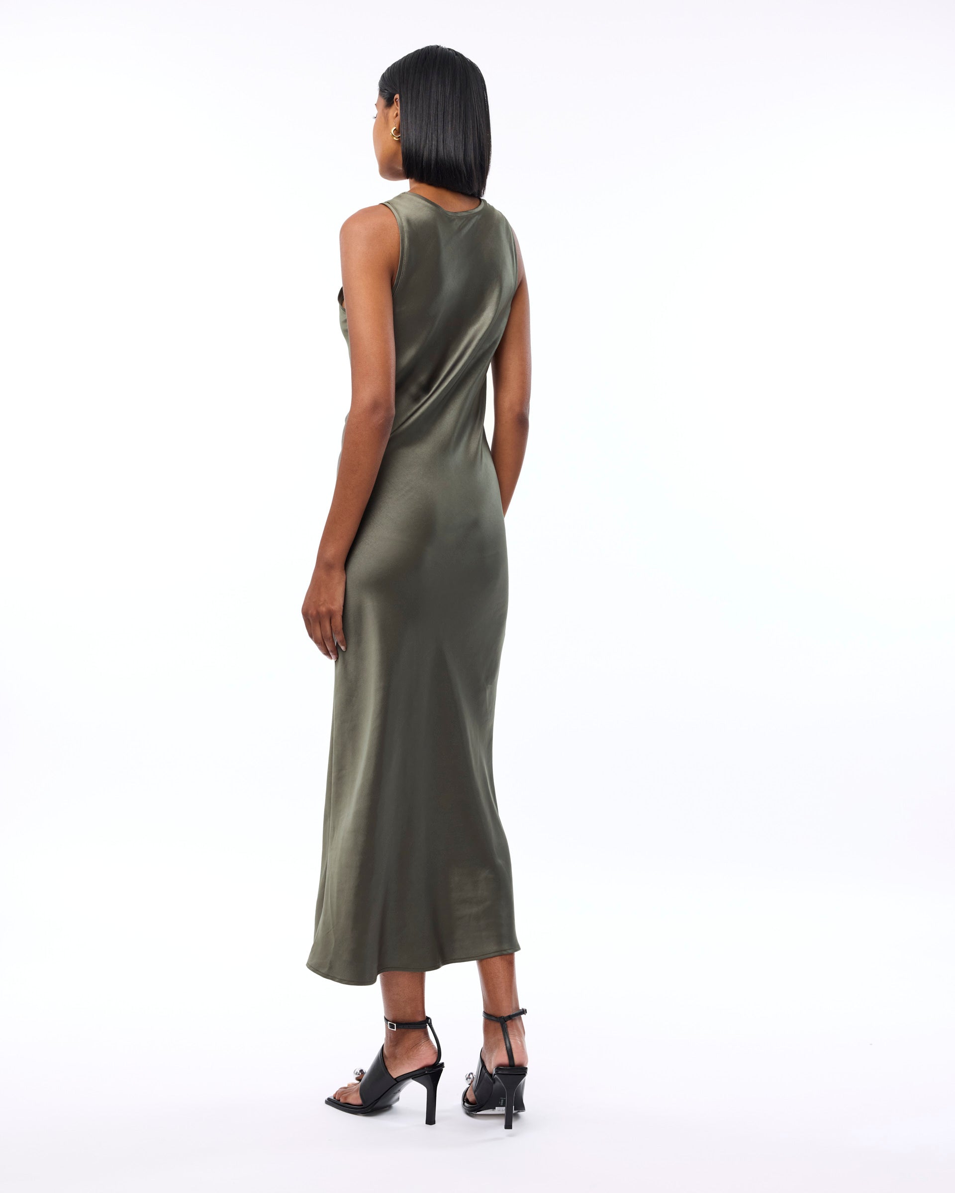 Berry Dress | Dark Olive