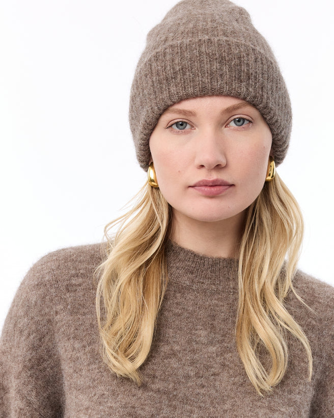 Nora Beanie | Walnut