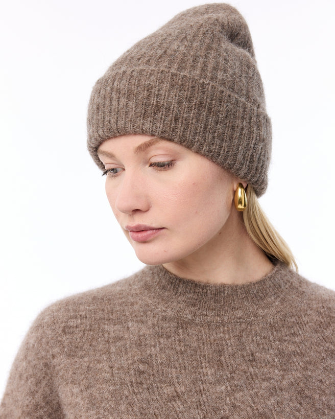 Nora Beanie | Walnut