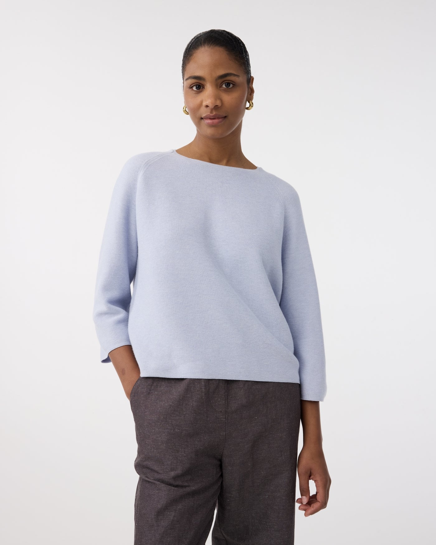 Sarah Pullover | Light Blue