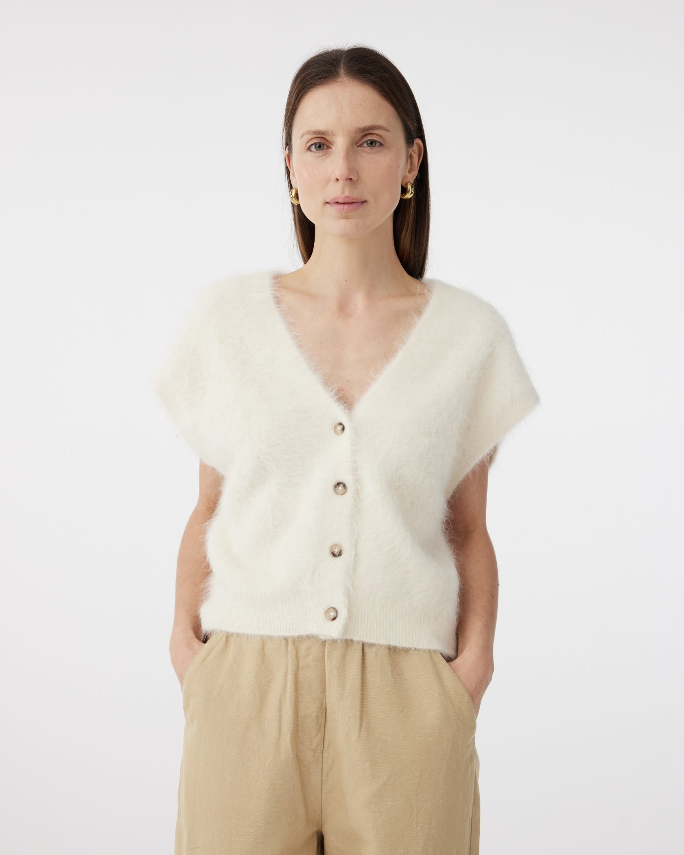 Constanze  Cardigan | Off White