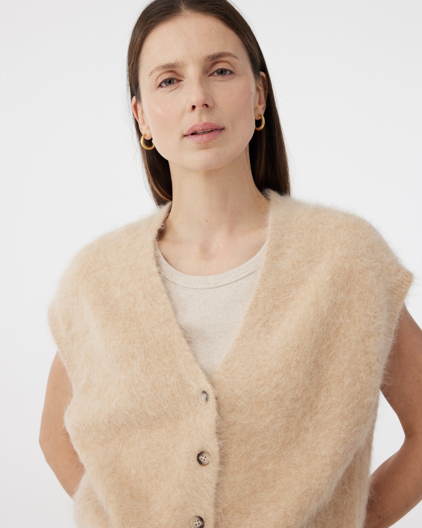 Constanze  Cardigan | Sand