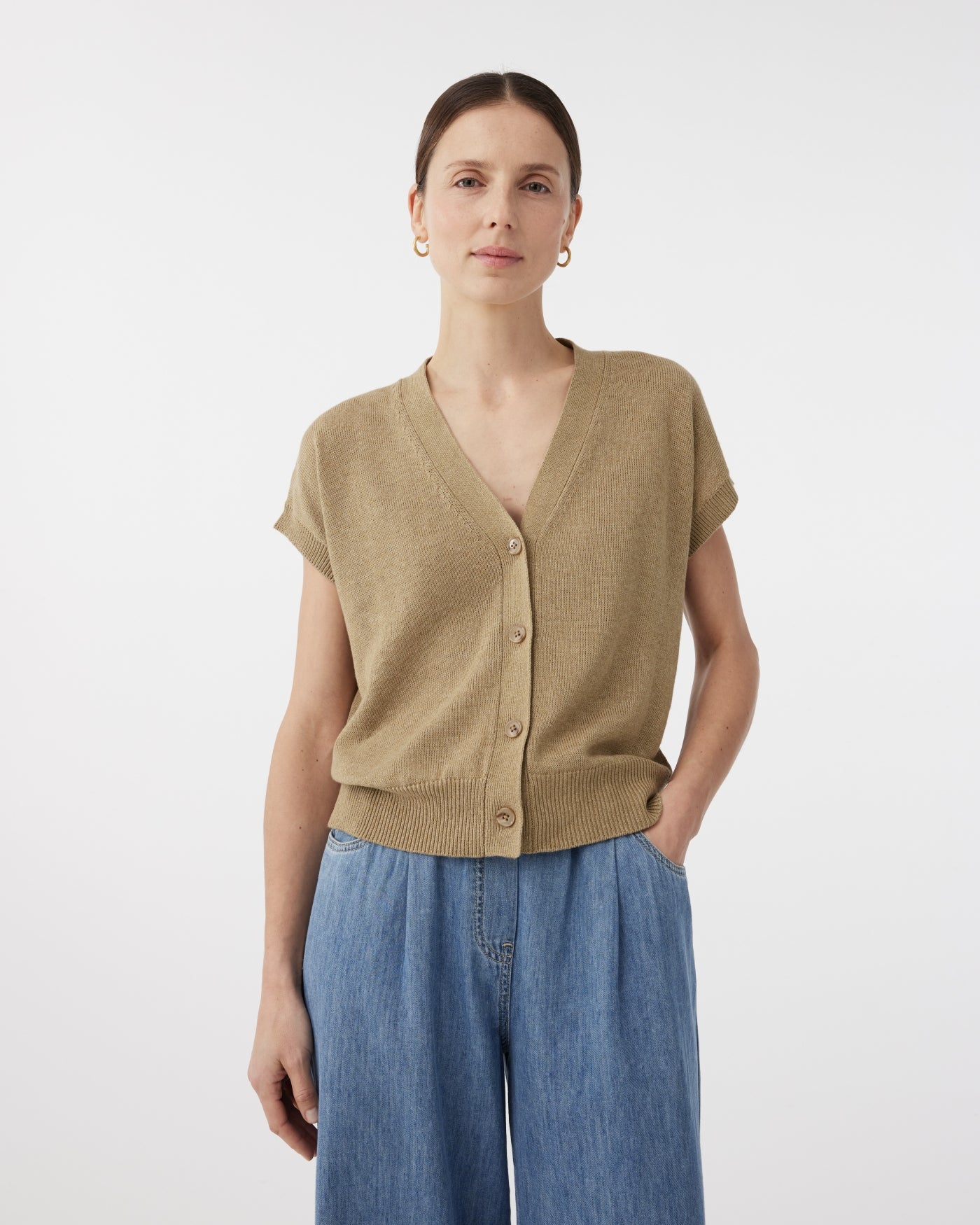 Yuna Cardigan | Khaki