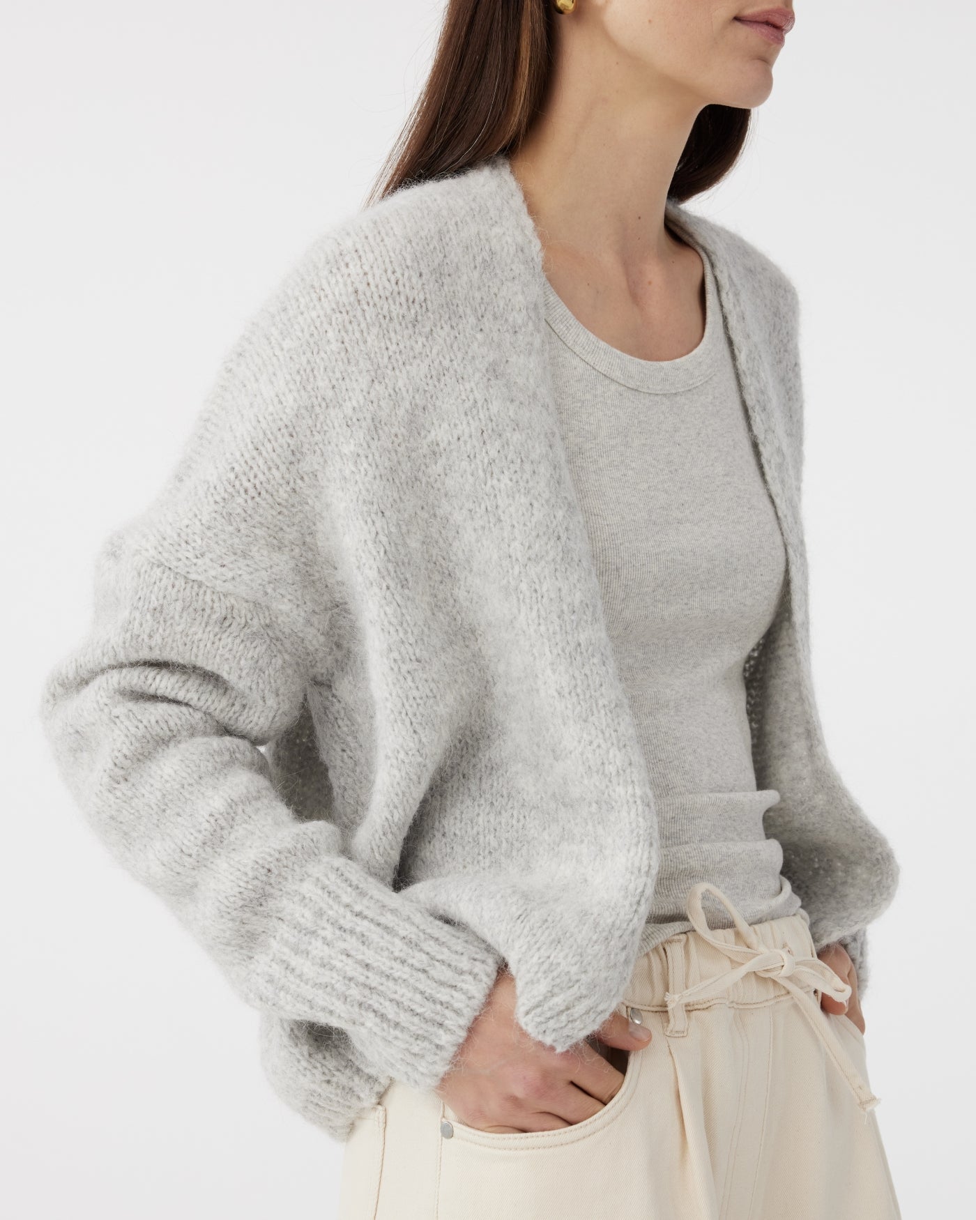 Becky Cardigan | Light Grey