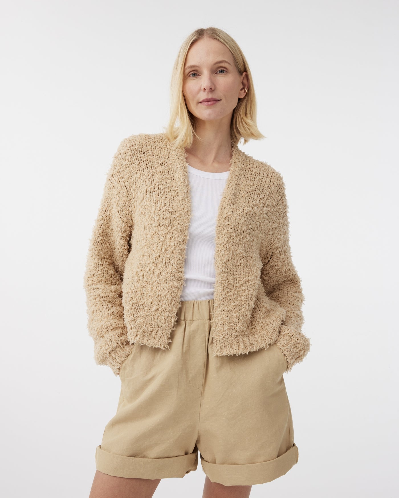 Elief Cardigan | Sand