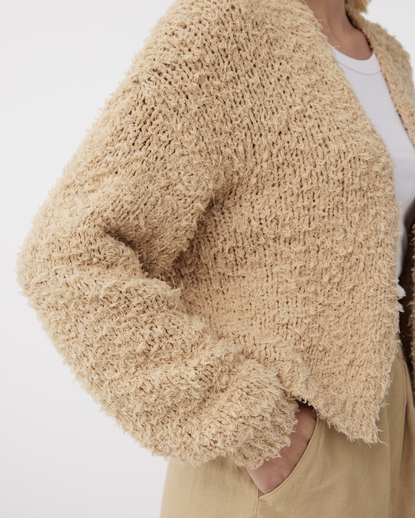 Elief Cardigan | Sand