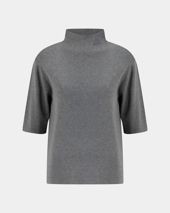 Molly Top | Mid Grey