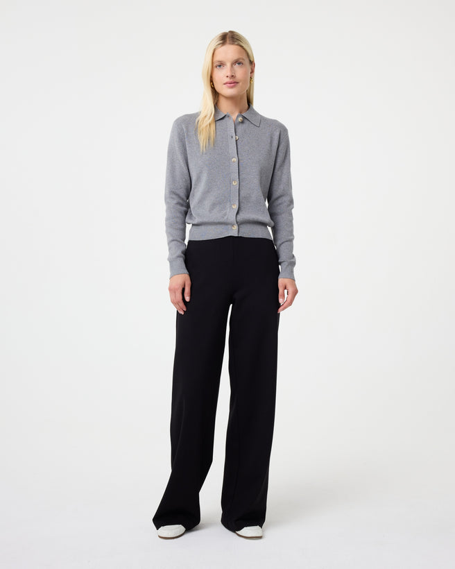 Fleur Cardigan | Mid Grey