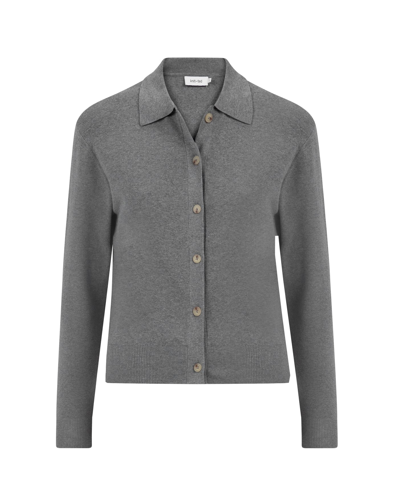Fleur Cardigan | Mid Grey