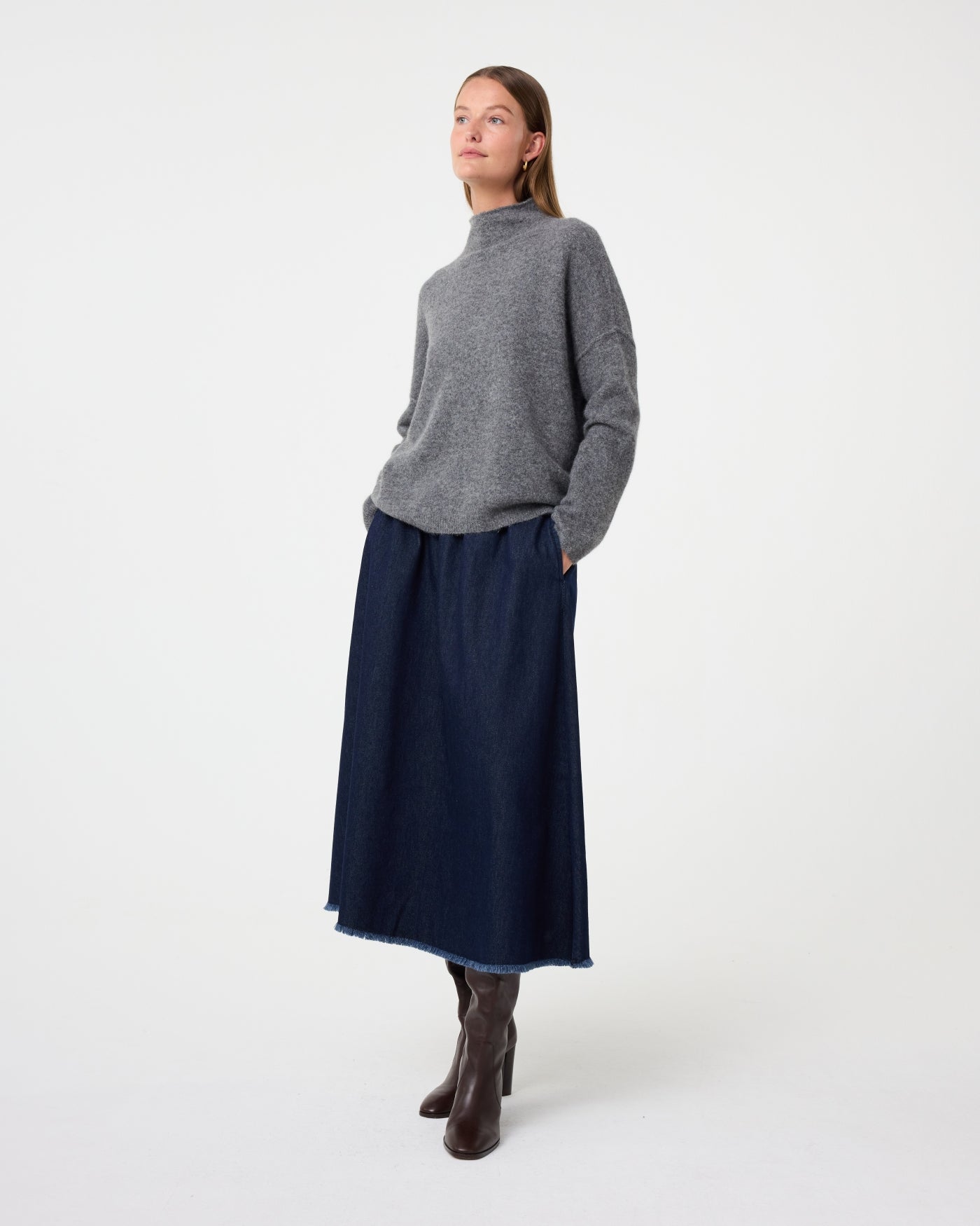 Kim Pullover | Mid Grey