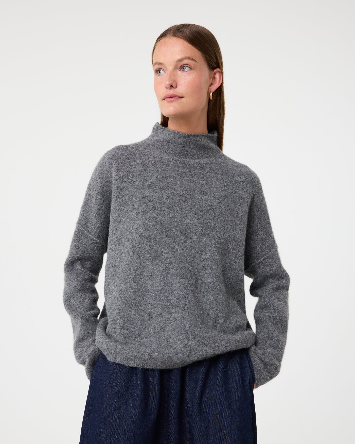 Kim Pullover | Mid Grey