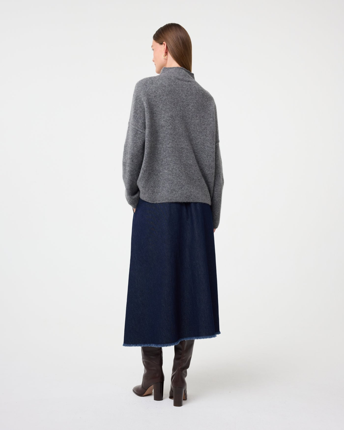 Kim Pullover | Mid Grey