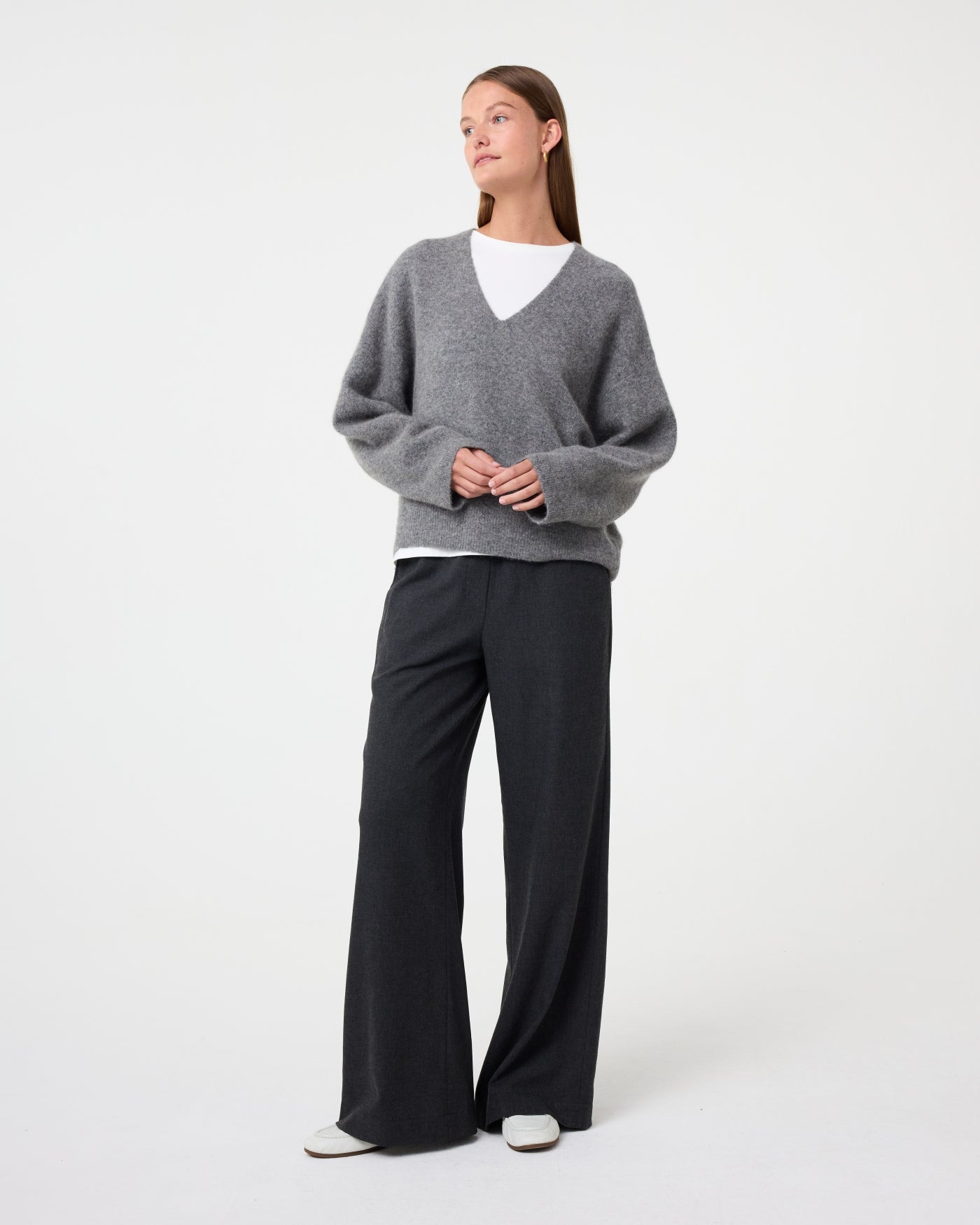 Lucia Pullover | Mid Grey