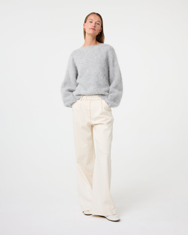 Amalia Pullover | Light Grey