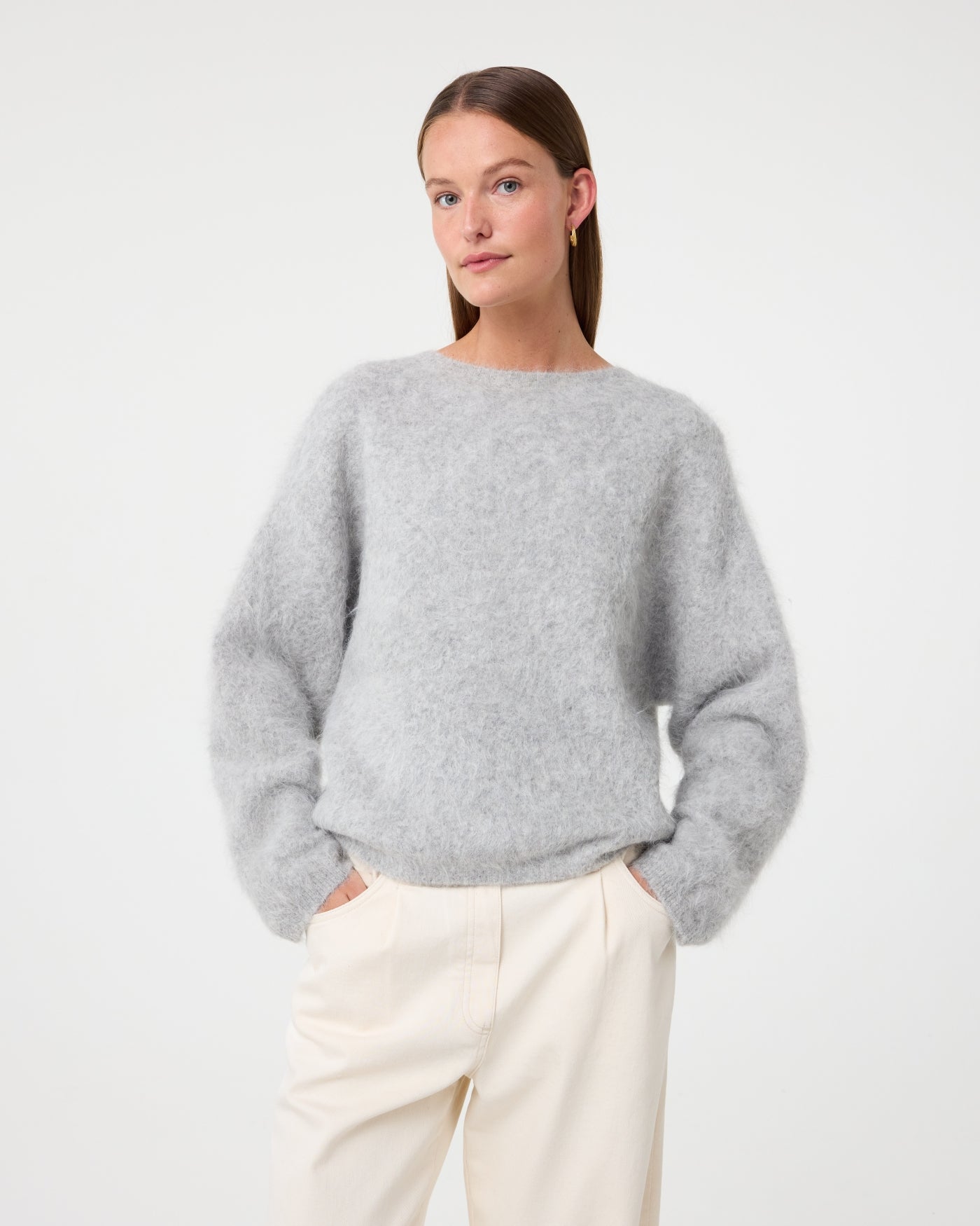 Amalia Pullover | Light Grey