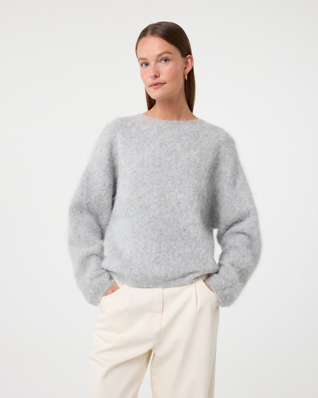 Amalia Pullover | Light Grey