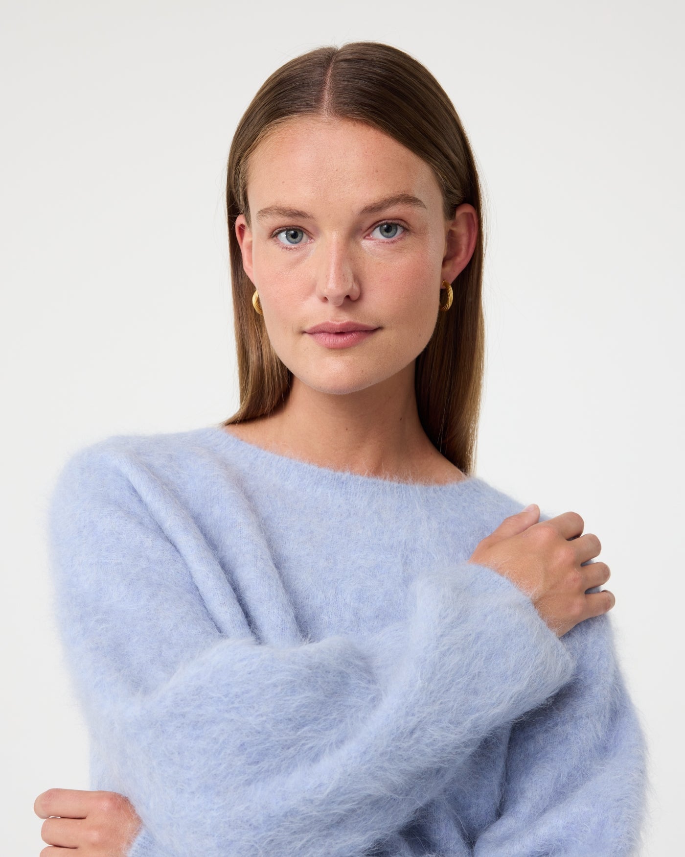 Amalia Pullover | Light Blue – Knit-ted