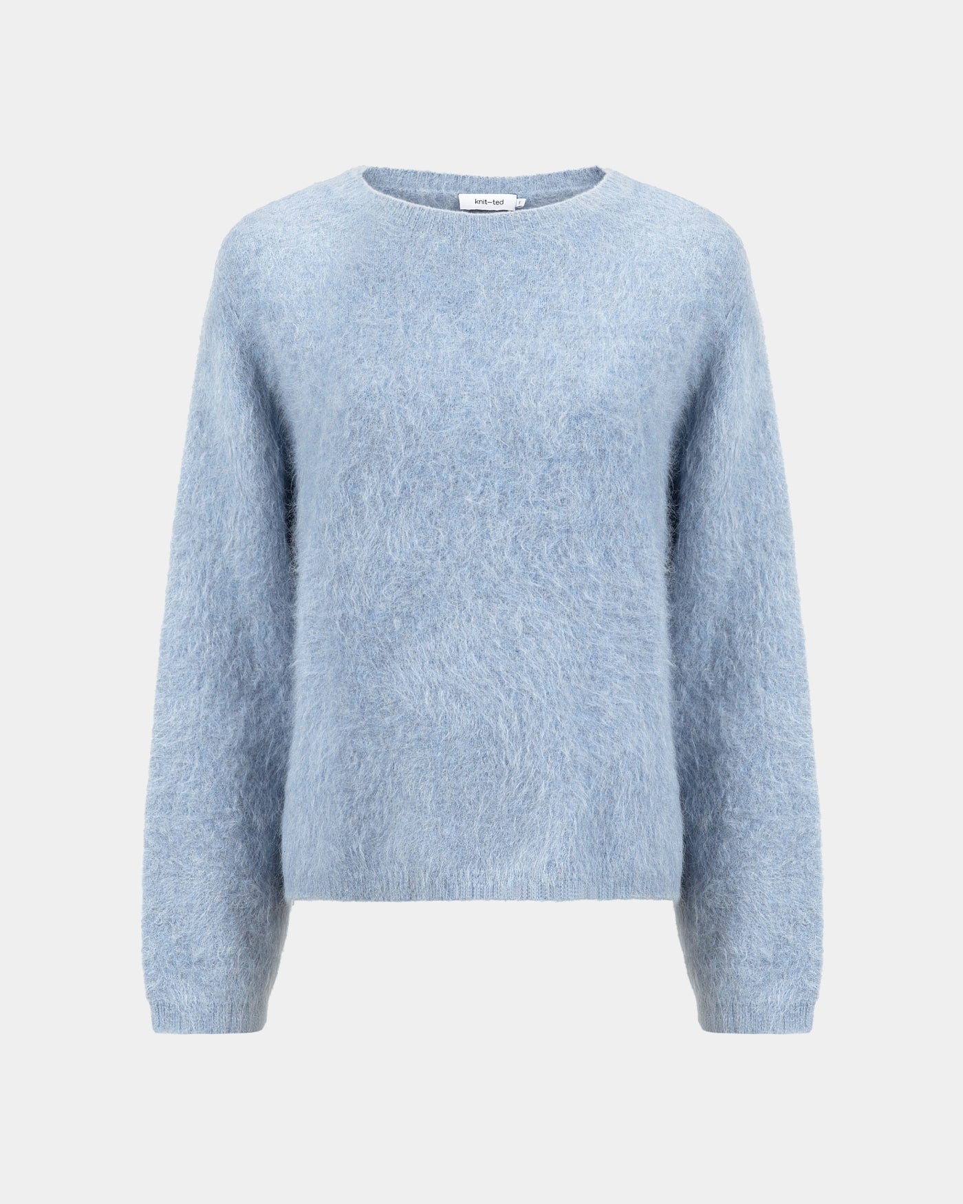 Amalia Pullover | Light Blue – Knit-ted