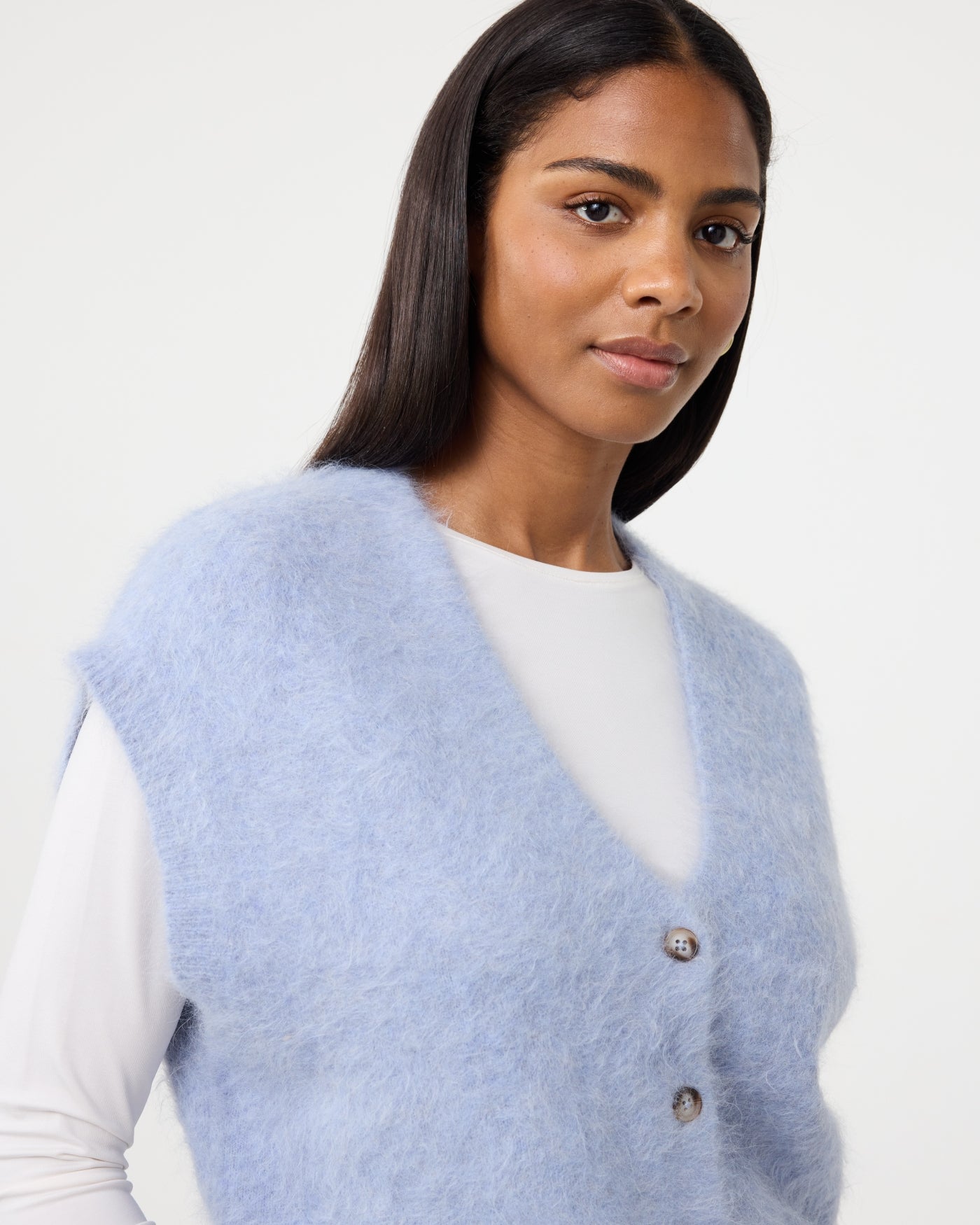 Constanze Cardigan | Light Blue – Knit-ted