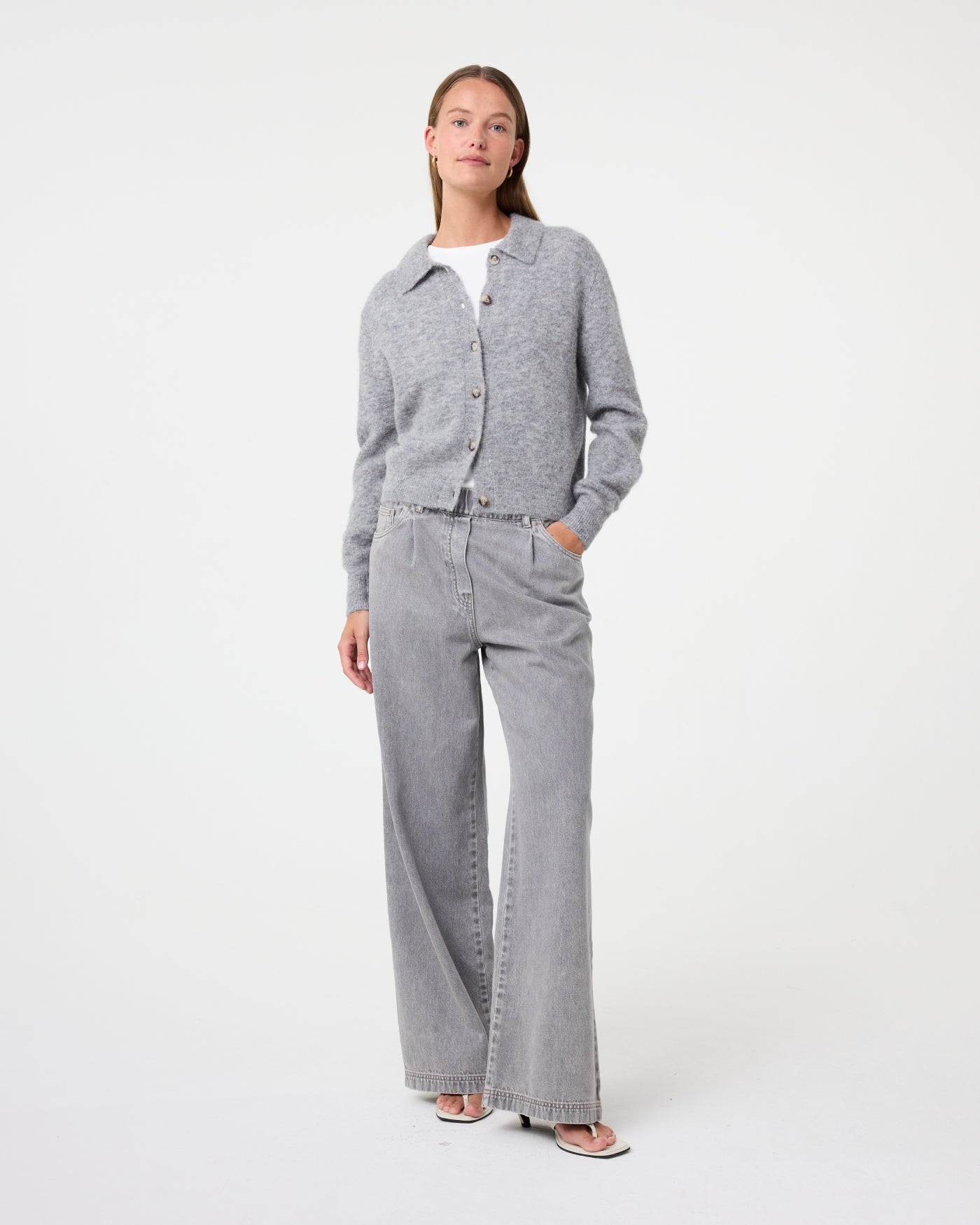 Danny Cardigan | Mid Grey