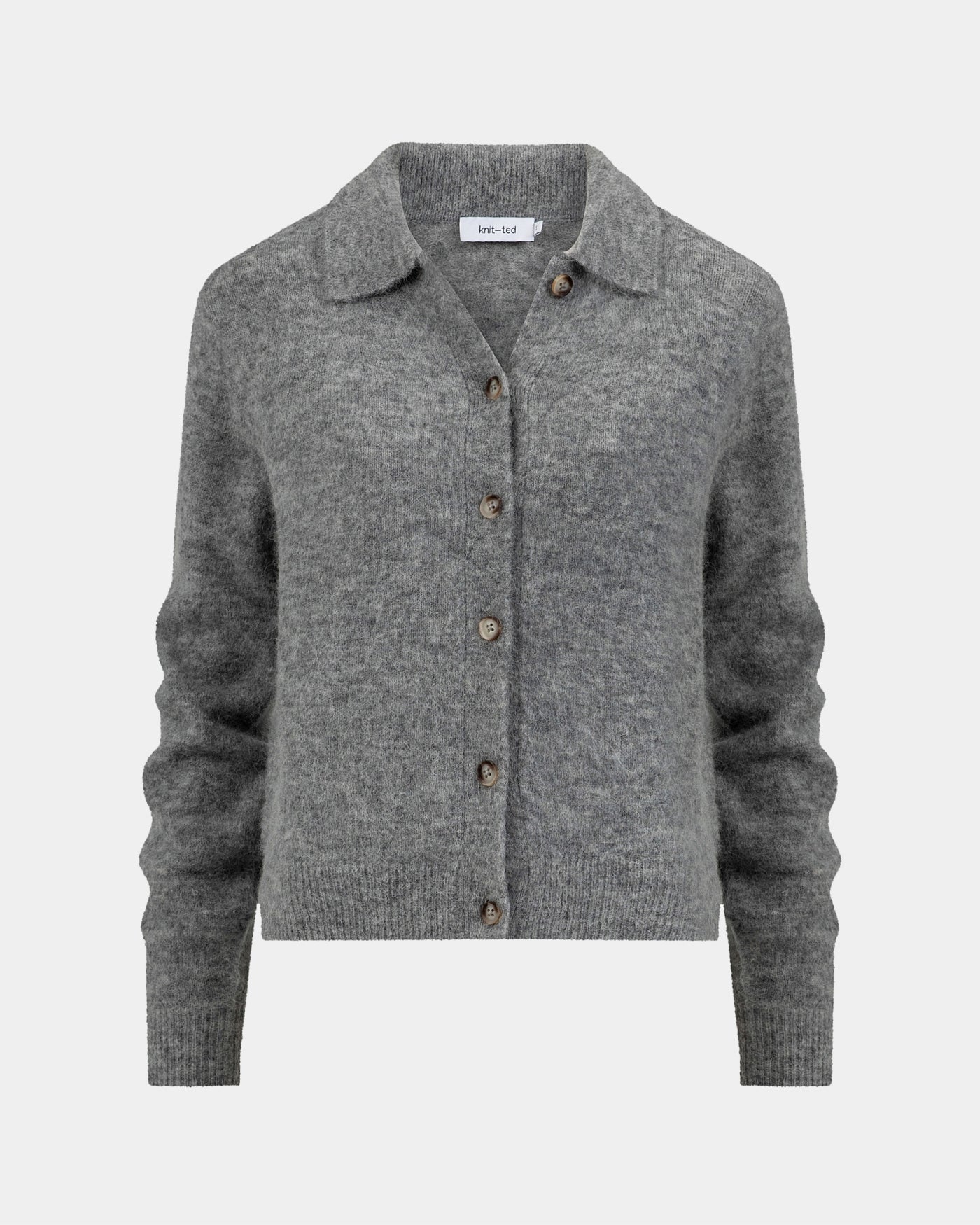 Danny Cardigan | Mid Grey – Knit-ted