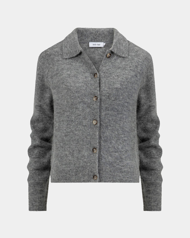 Danny Cardigan | Mid Grey