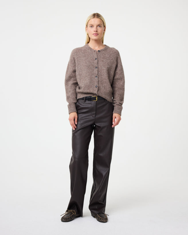 Britney Cardigan | Walnut