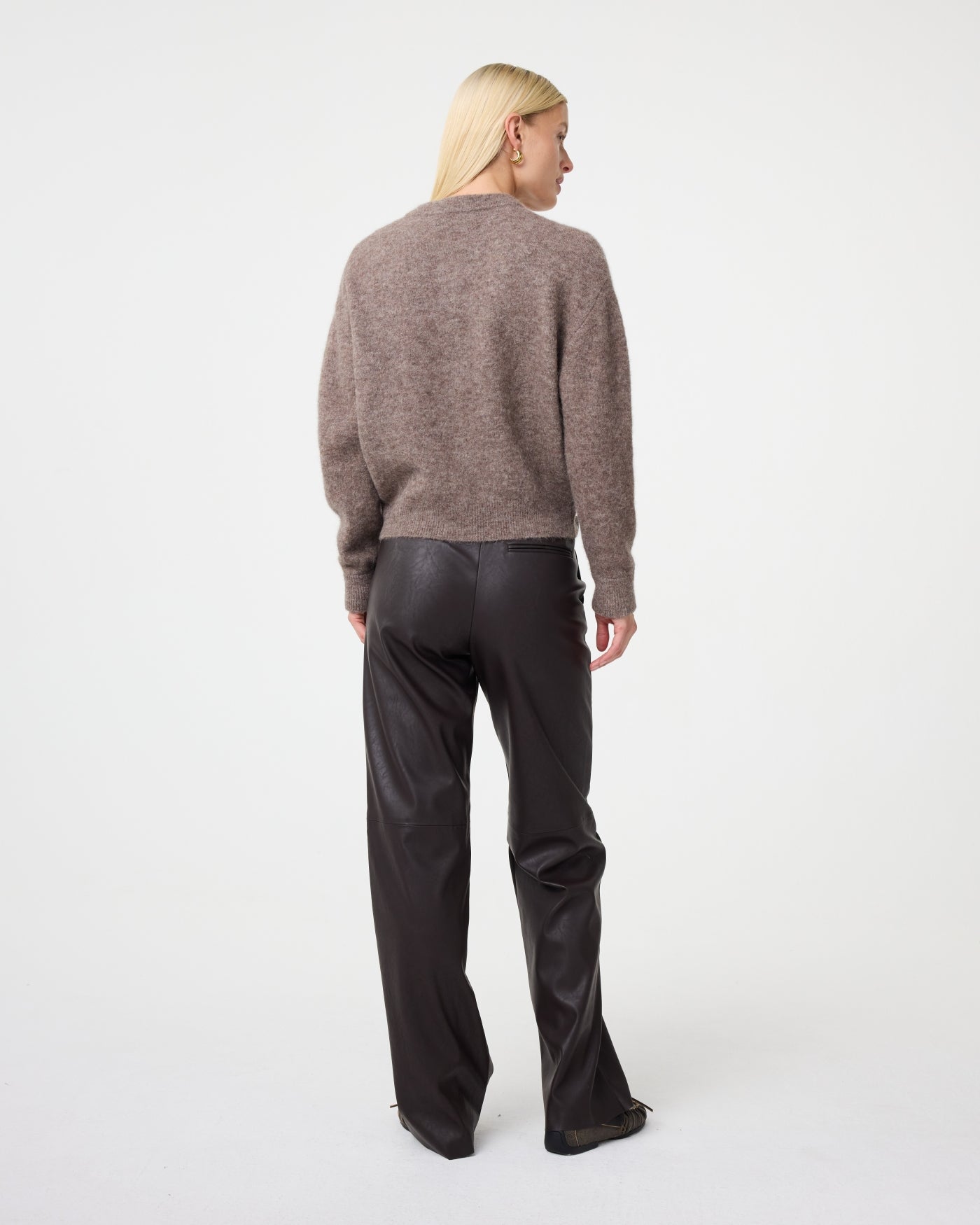 Britney Cardigan | Walnut