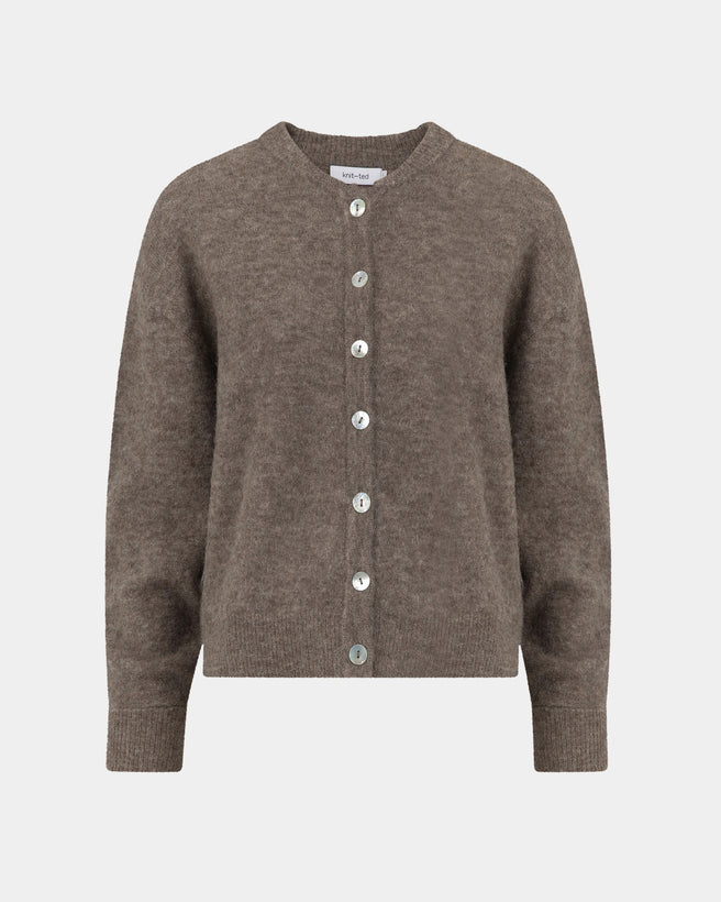 Britney Cardigan | Walnut