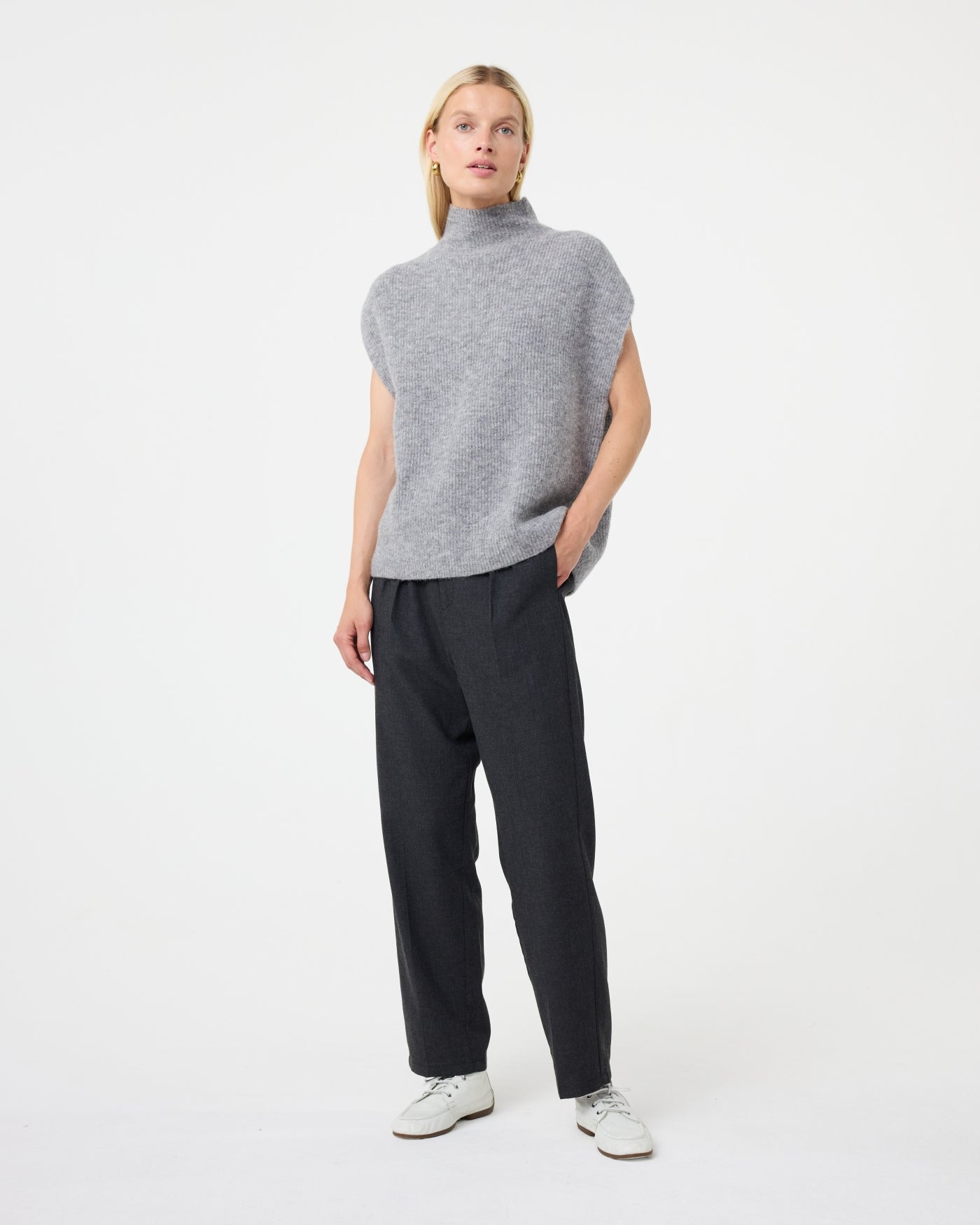 Rave Pullover | Mid Grey