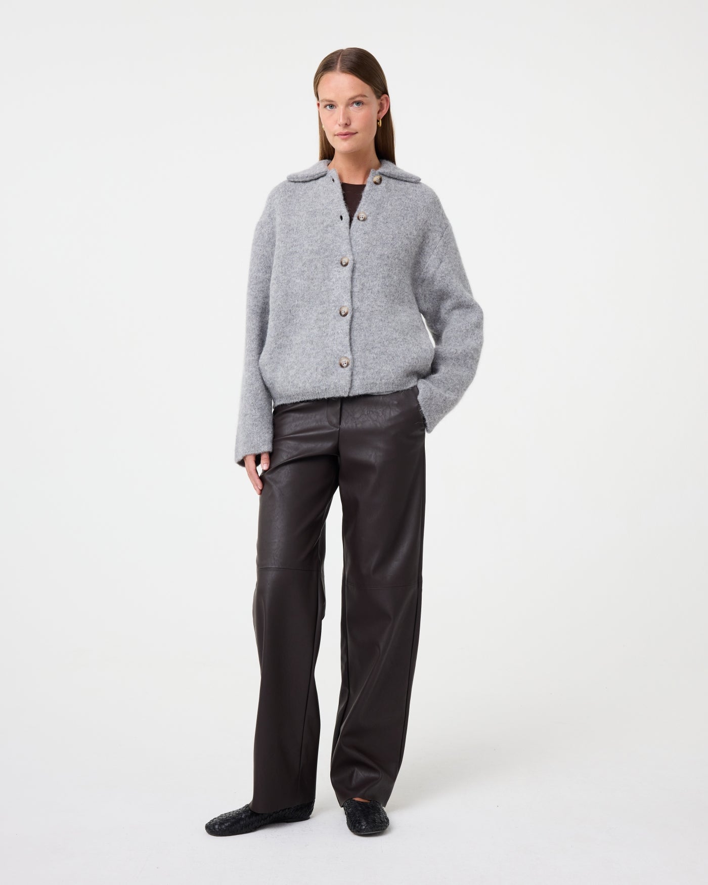 Bella Cardigan | Mid Grey