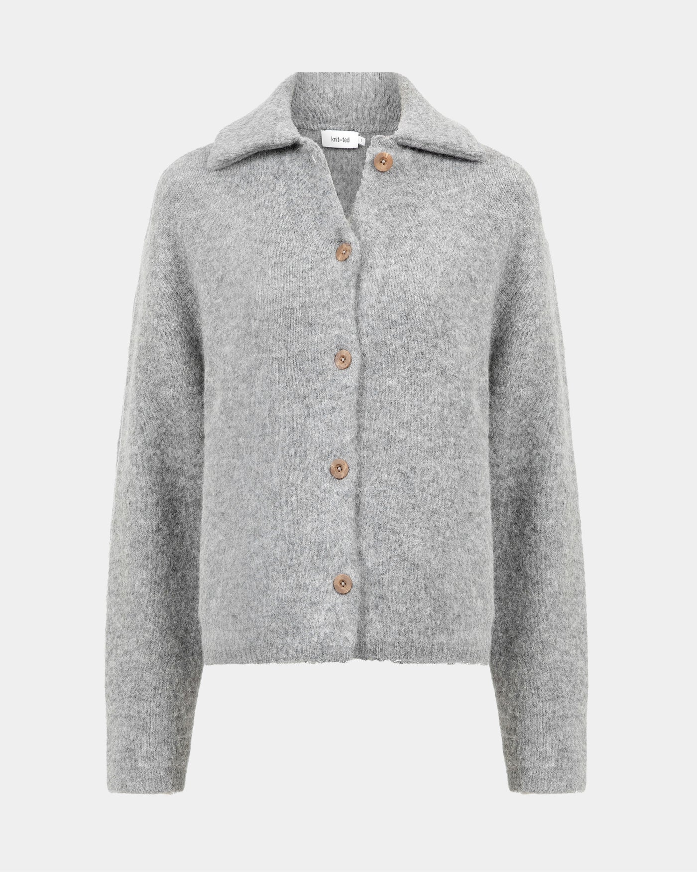 Bella Cardigan | Mid Grey