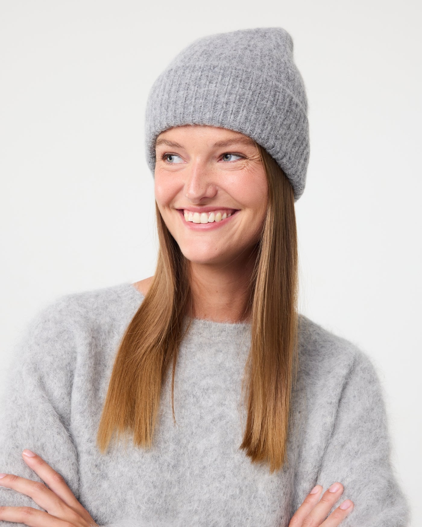 Nora Beanie | Mid Grey