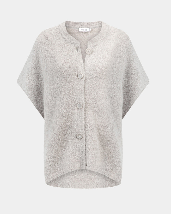 Fifi Poncho | Soft Grey